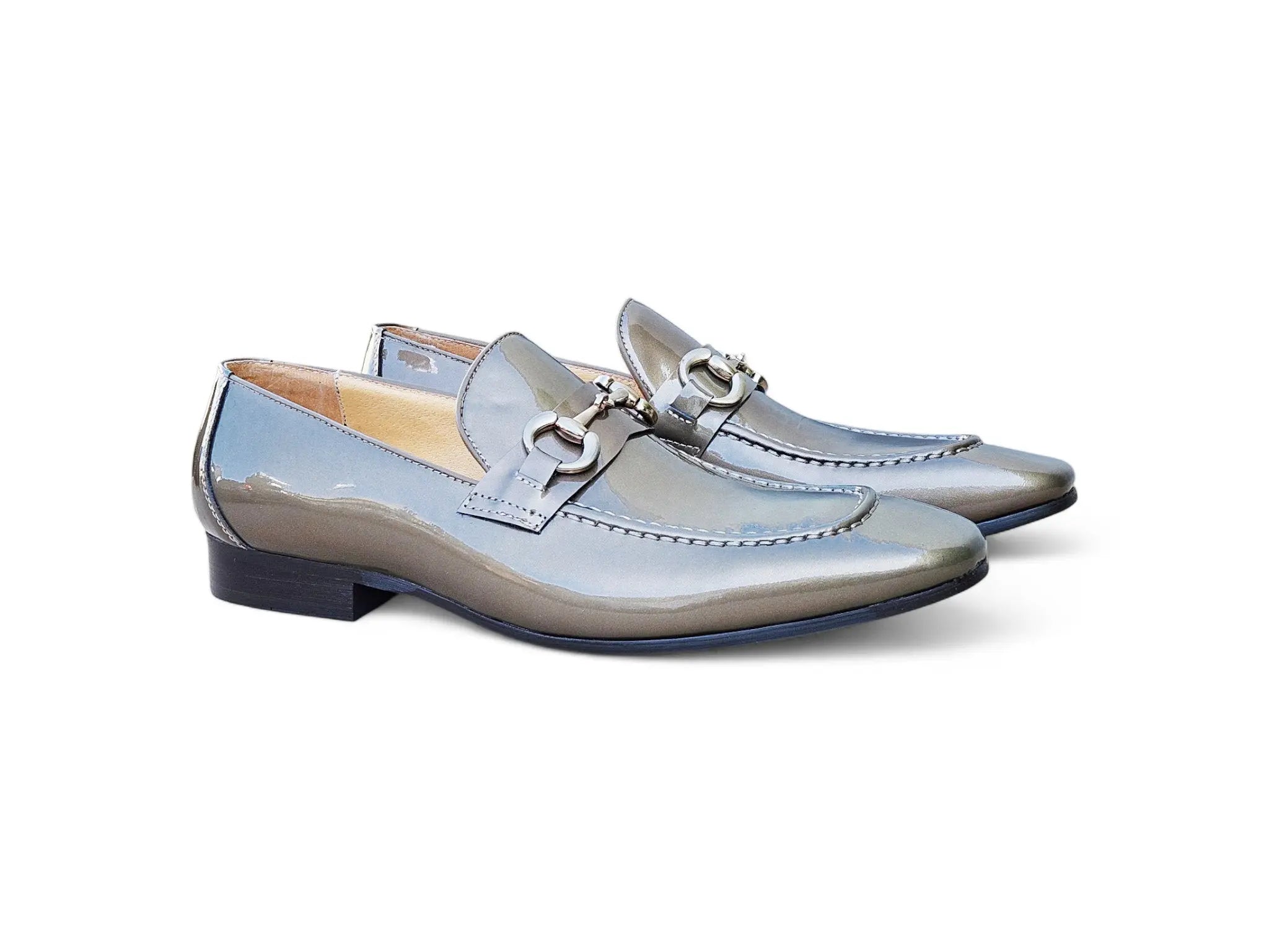 Carrucci Shoes Ks Horse Bit Loafer Patent Leather Classic KS308 101P view 24