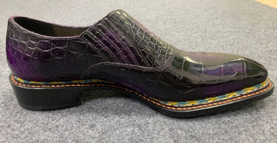 Maurice Phantom II Custom Made Alligator Shoe - Purple
