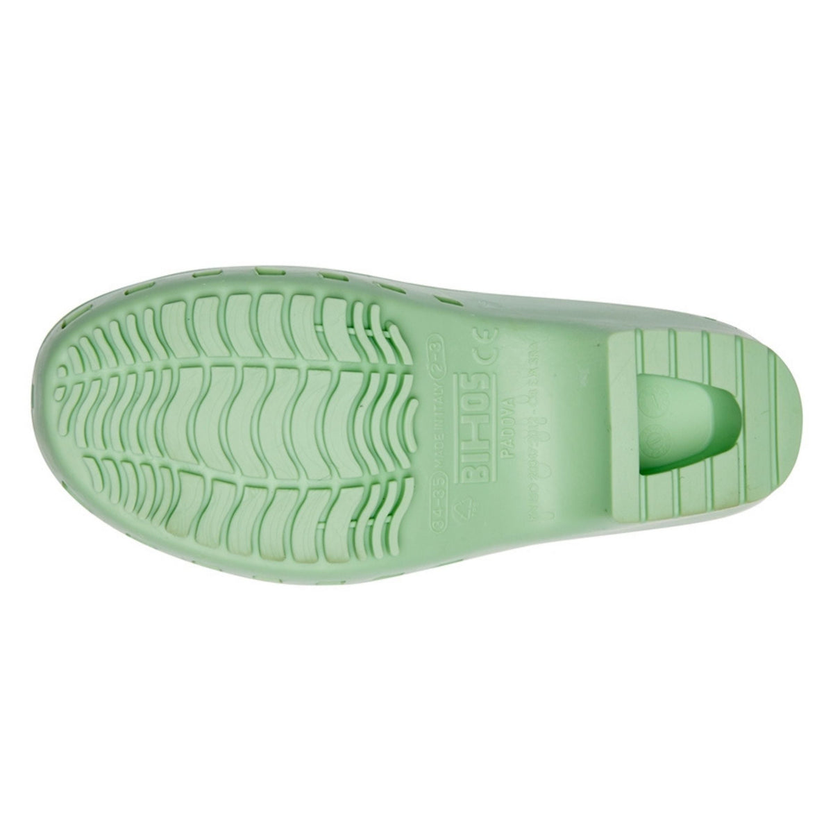 Calzuro Classic Without Holes Pistachio – sole view