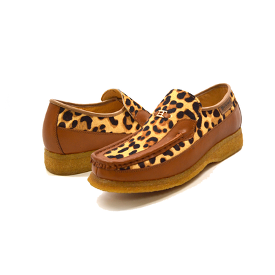 British Walkers Power 2 Men's Limited Edition Pony Skin and Leather Slip On Shoes view 1