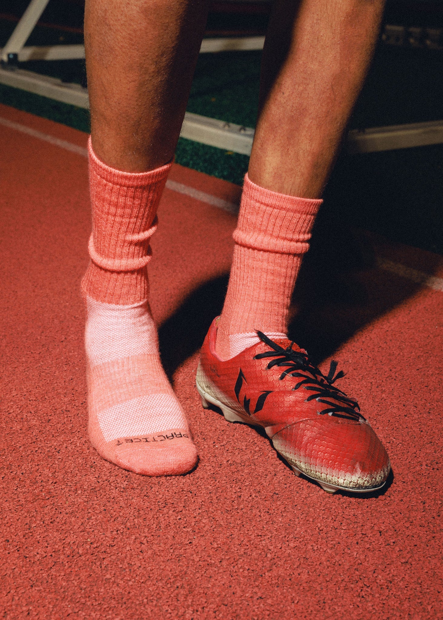 American Trench The Merino Practice Crew Socks side view