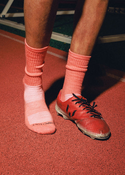 American Trench The Merino Practice Crew Socks side view