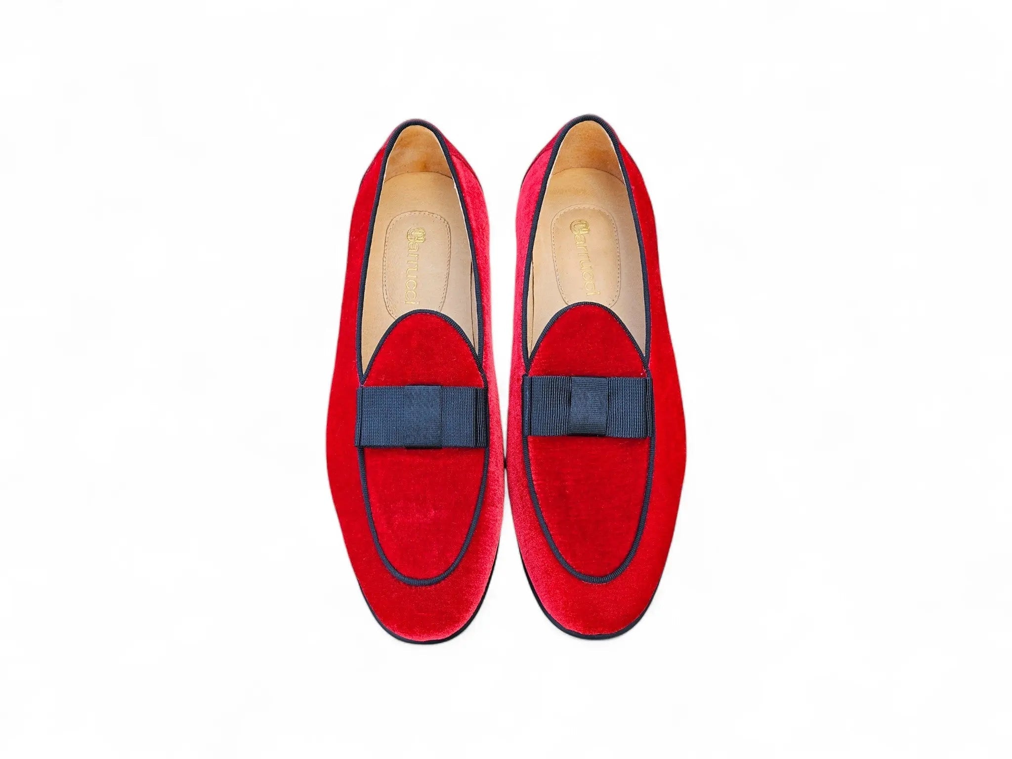 Carrucci Shoes Men's Velvet Prom Loafer Velvet KS525 102V side view