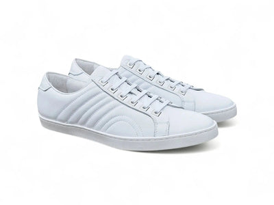 Carrucci Shoes Primo Hand Burnished Men's Full Grain Pebble Leather Sneakers view 10