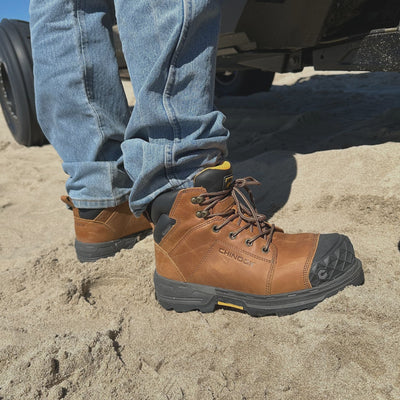Maverick 6” Comp Toe Men’s Waterproof Work Boot - Wheat