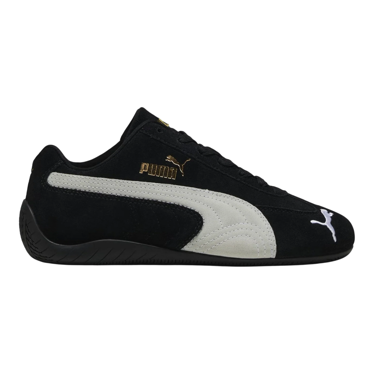 PUMA Speedcat OG Big Kids' (GS) Sneakers — Black Suede Low-Top