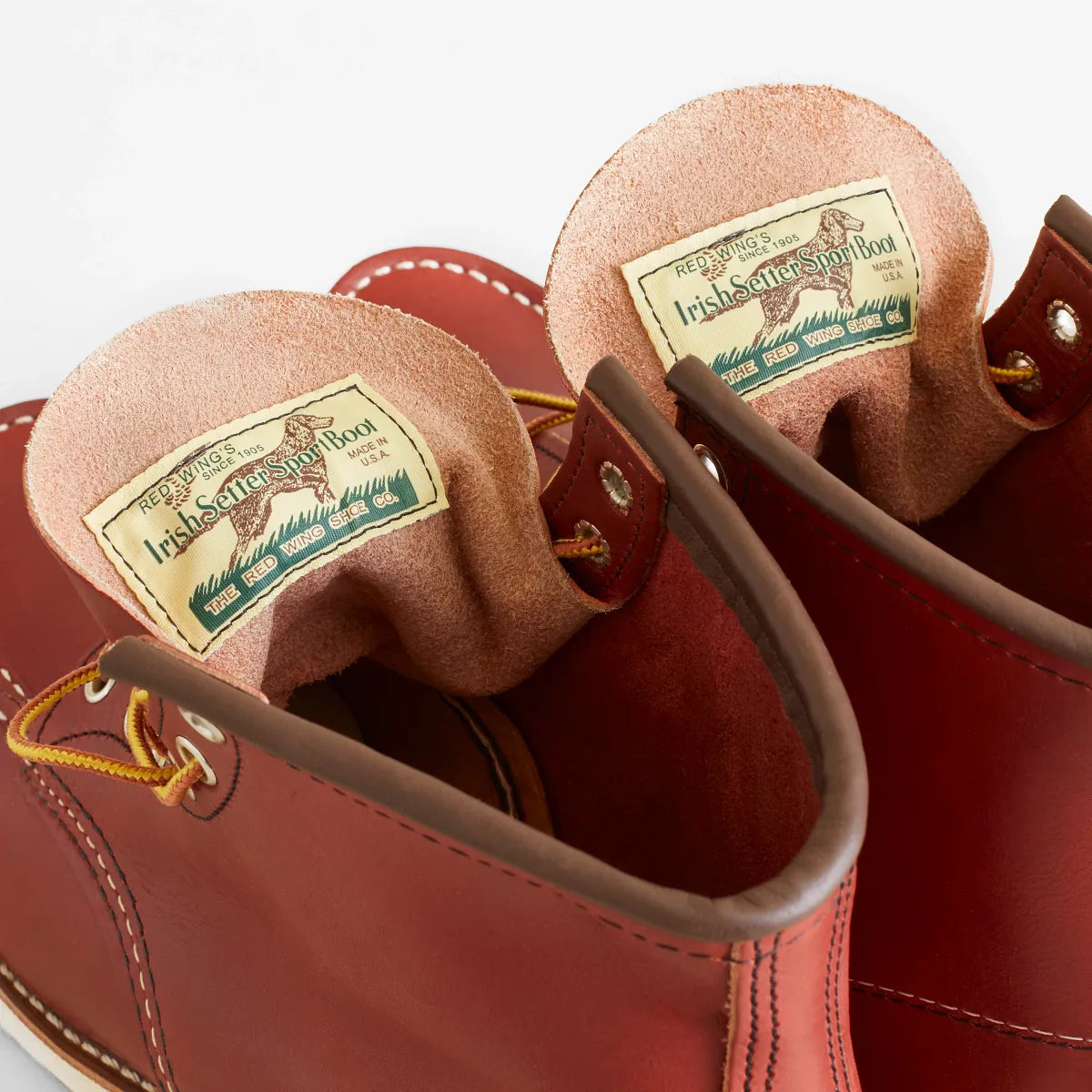 Red Wing Heritage 8875 6-Inch Classic Moc Toe Men Boots Oro Russet Leath