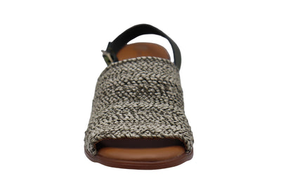 Eric Michael Rafa Stretch Raffia Slingback