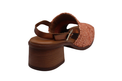 Eric Michael Rafa Stretch Raffia Slingback