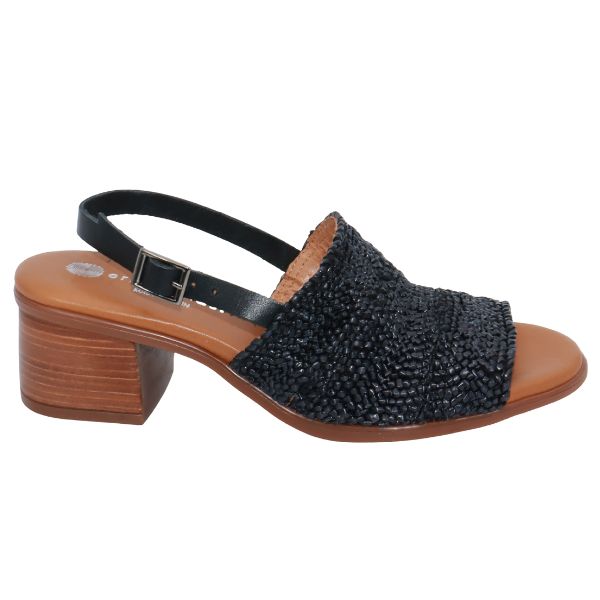 Eric Michael Rafa Stretch Raffia Slingback