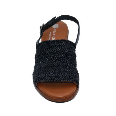 Eric Michael Rafa Stretch Raffia Slingback