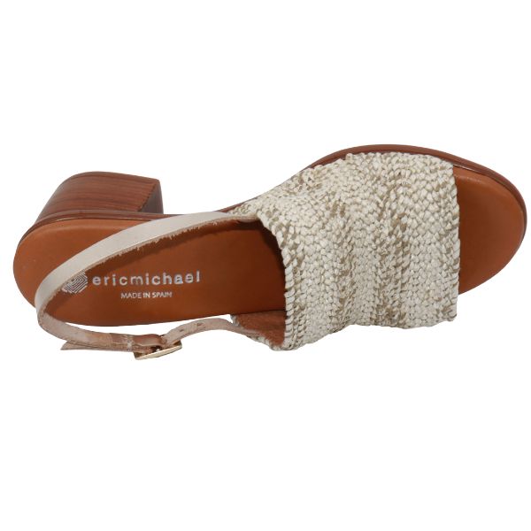 Eric Michael Rafa Stretch Raffia Slingback
