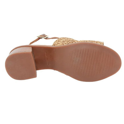 Eric Michael Rafa Stretch Raffia Slingback