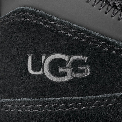 UGG Lowmel Womens Sneakers (1144032) — Black Suede Low-Top