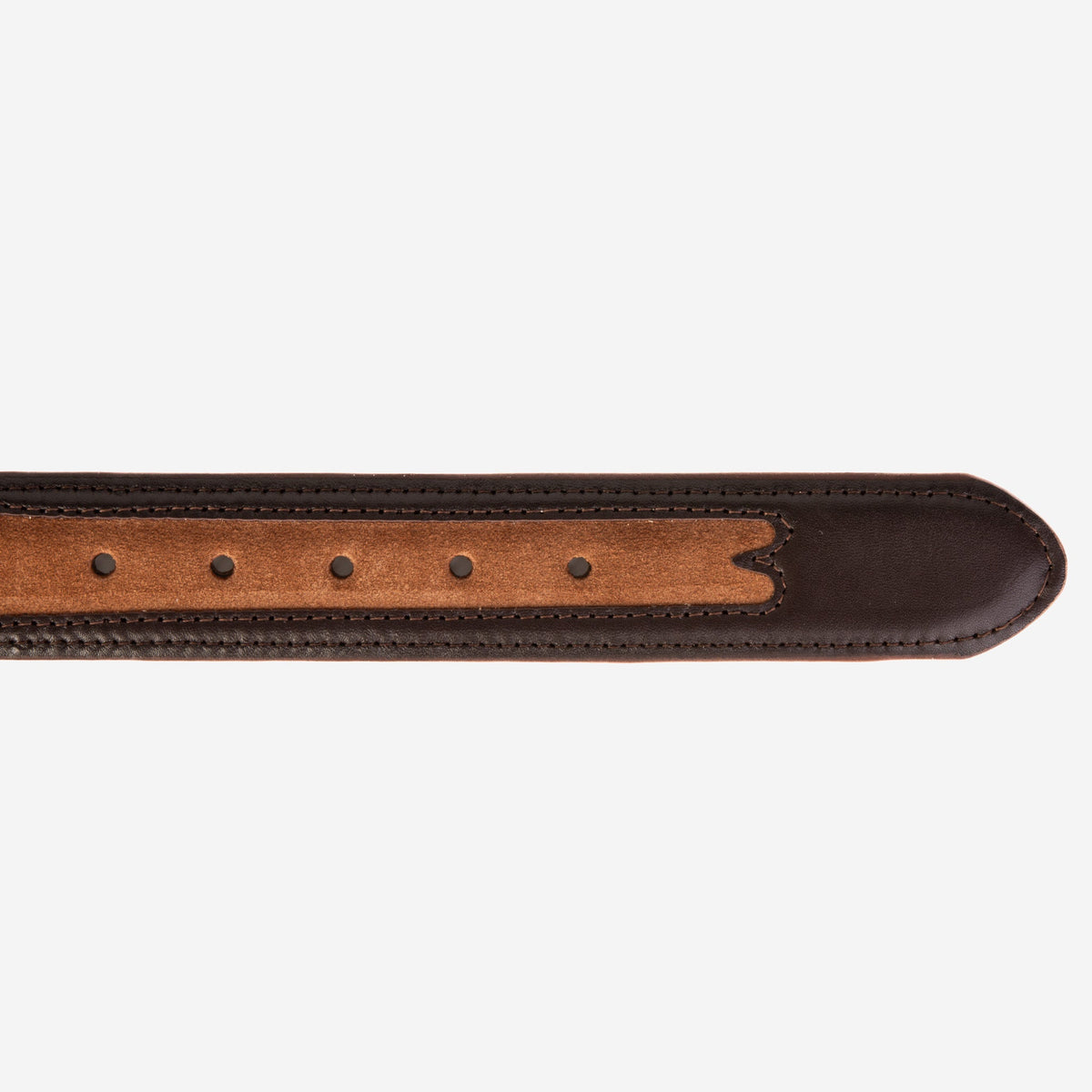 Vinci Leather The Regent Brown Leather Belt – product view 5