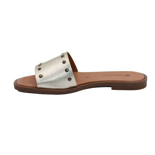 Eric Michael Remi Women’s Studded Cork Wedge Sandal
