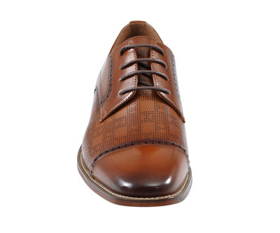 Amali Reno Cognac Oxfords — product view 5