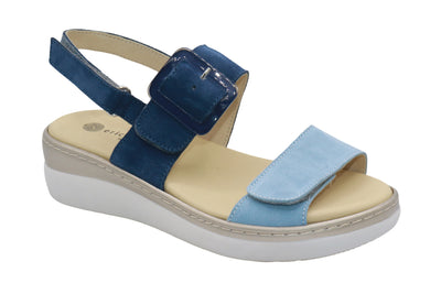 River Adjustable Multi Texture Womens Sandal