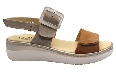River Adjustable Multi Texture Womens Sandal