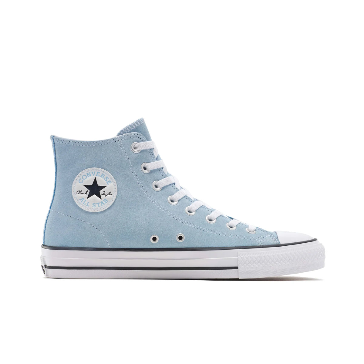 Converse Chuck Taylor All Star EVA Lift Big Kids' (GS) Platform High-Top Sneakers — Light Blue/White Canvas Platform High-Top