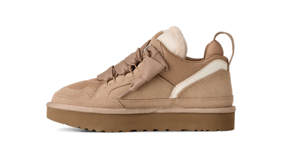 UGG Lowmel Womens Sneakers — Sand Suede Low-Top