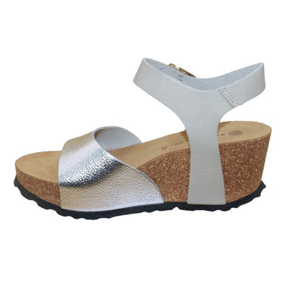 Eric Michael Rosalie Women’s Cork Wedge Leather Sandal