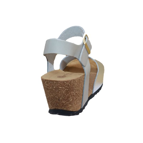 Eric Michael Rosalie Women’s Cork Wedge Leather Sandal