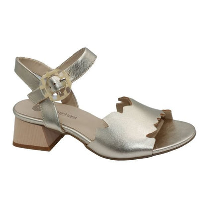 Eric Michael Jade Scalloped Wedge Sandal