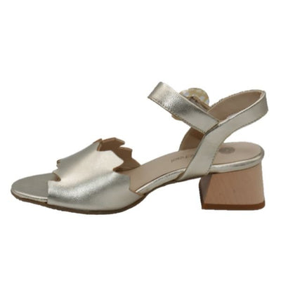 Eric Michael Jade Scalloped Wedge Sandal