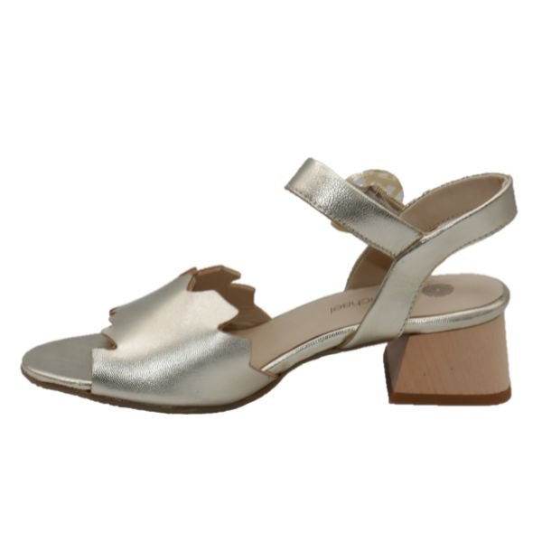 Eric Michael Jade Scalloped Wedge Sandal