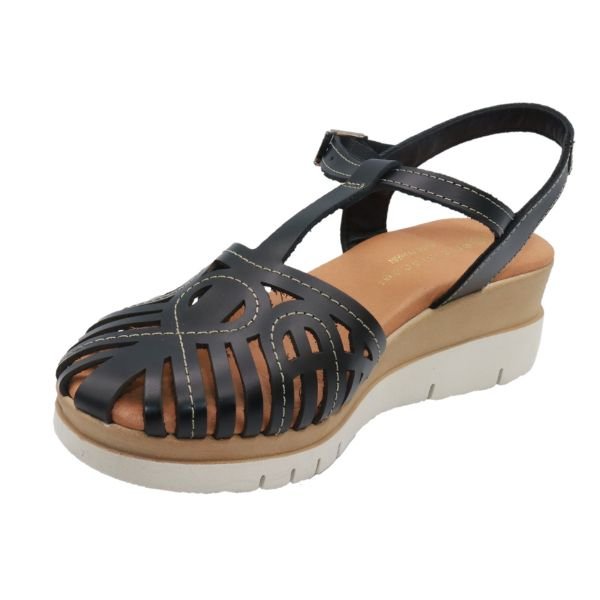 Eric Michael Rose Women’s Two-Tone Wedge Sandal
