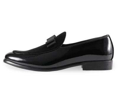 Amali Roux Black Smoking Slippers — product view 2