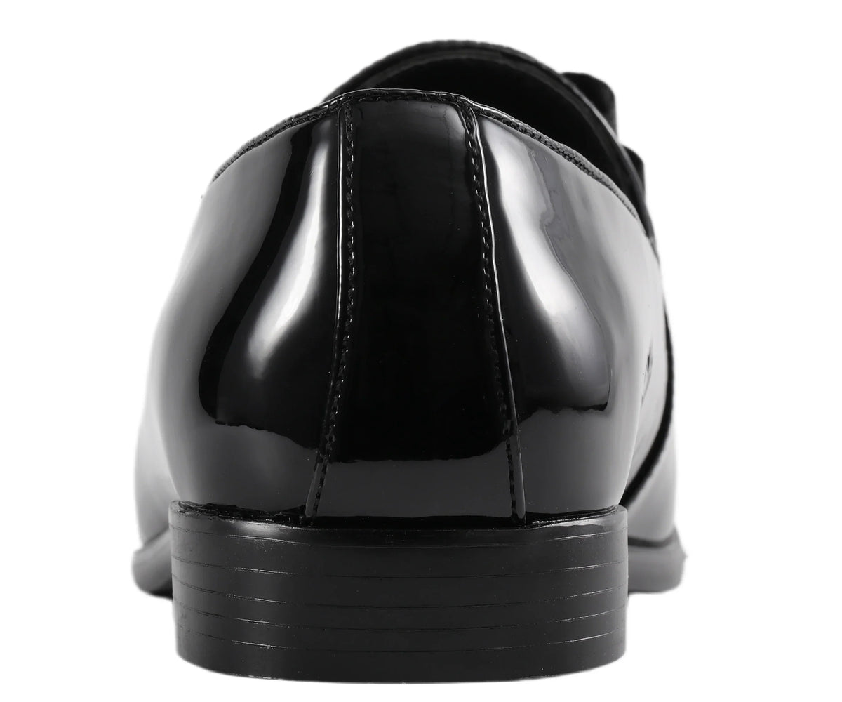 Amali Roux Black Smoking Slippers — product view 5