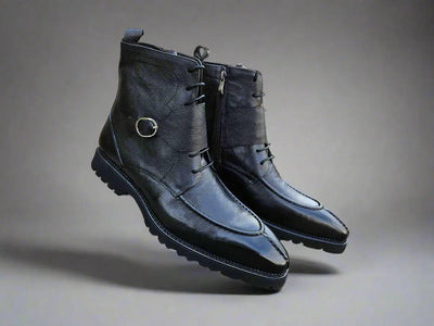 Carrucci Shoes Kb Rugged Split Toe Lace Up Boot Leather Boot KB480 03 view 32