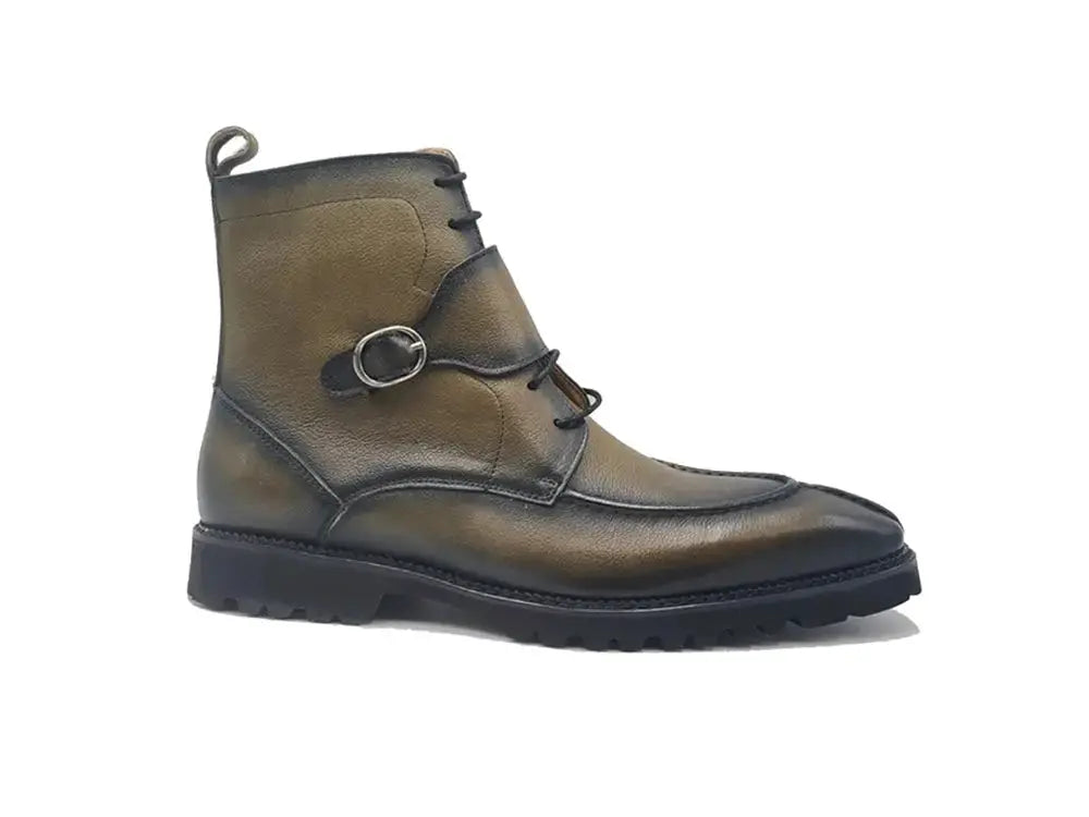 Carrucci Shoes Kb Rugged Split Toe Lace Up Boot Leather Boot KB480 03 view 9