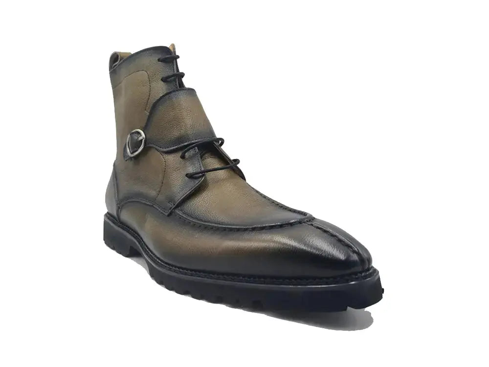 Carrucci Shoes Kb Rugged Split Toe Lace Up Boot Leather Boot KB480 03 view 12
