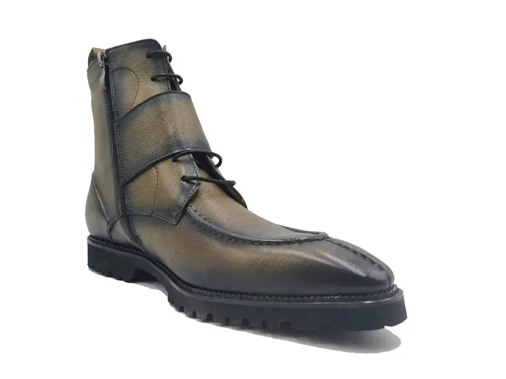 Carrucci Shoes Kb Rugged Split Toe Lace Up Boot Leather Boot KB480 03 view 13