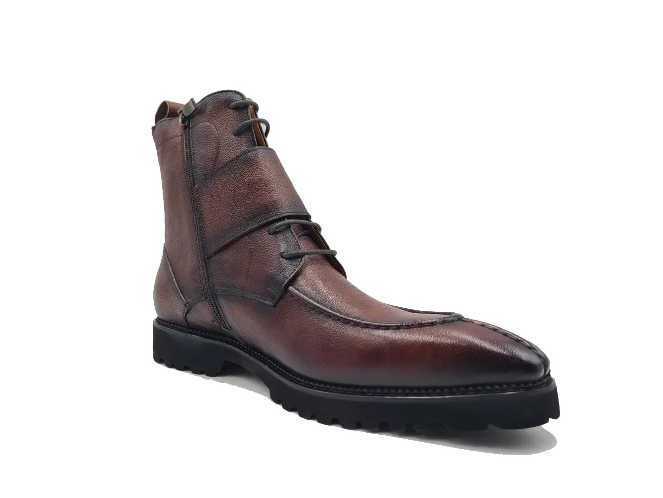 Carrucci Shoes Kb Rugged Split Toe Lace Up Boot Leather Boot KB480 03 view 16