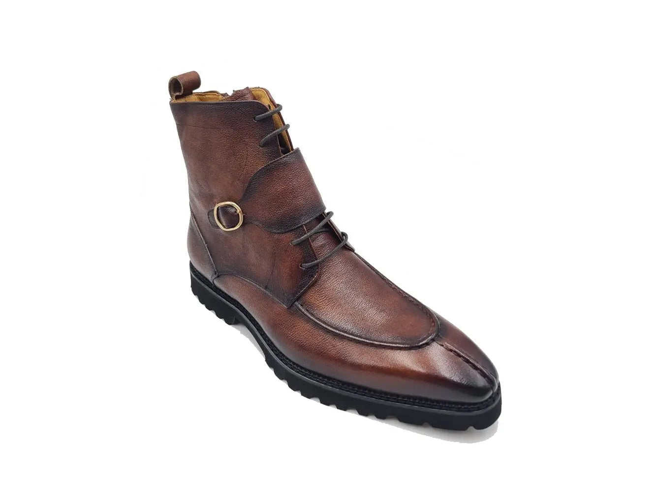Carrucci Shoes Kb Rugged Split Toe Lace Up Boot Leather Boot KB480 03 view 18