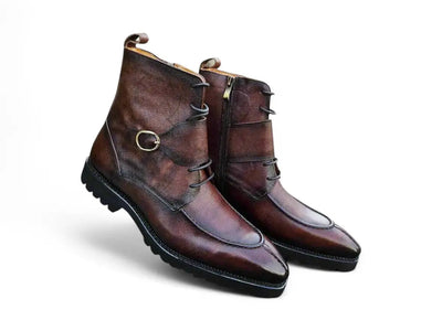 Carrucci Shoes Kb Rugged Split Toe Lace Up Boot Leather Boot KB480 03 view 14