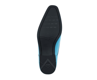 Amali Russo Teal Oxfords — product view 7