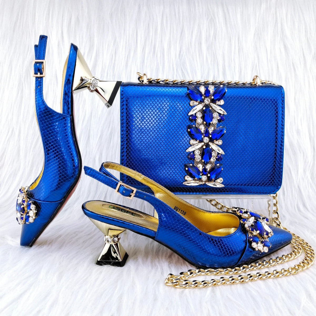 EdleessFashion  Latest Shoes And Bag Matching Set HGY1-1 – product view 7