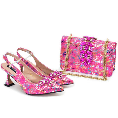 Italian Shoes And Bag Sets EDB1-1
