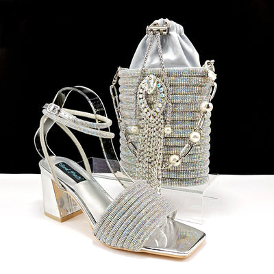 Lastest Ladies Shoes with Matching Bag Set HJJ1-23