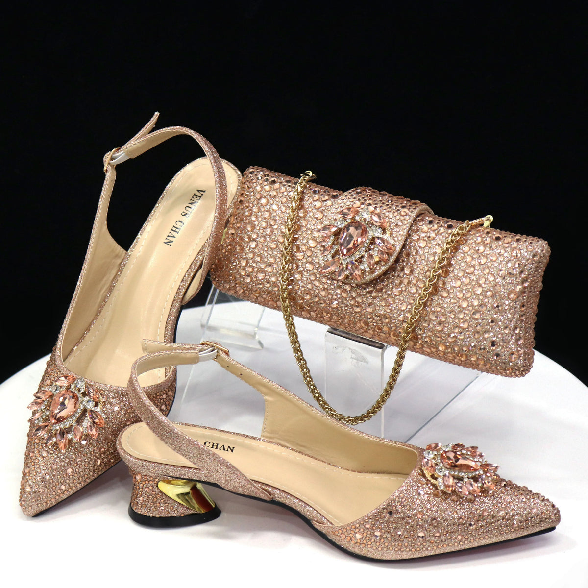 EdleessFashion  Ladies Shoes and Bags To Match Set ED1291 – product view 6