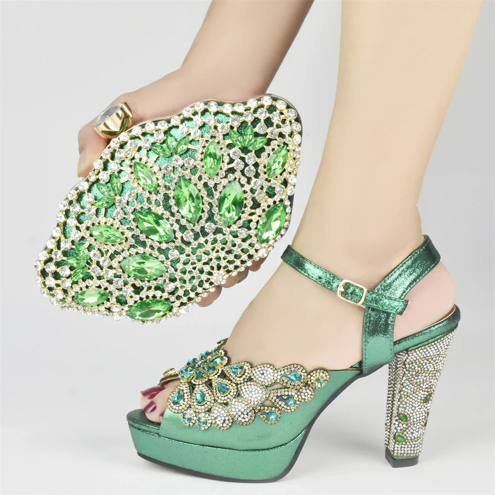 New Italian Party Shoes and Bag Set TYR56 – product view 5