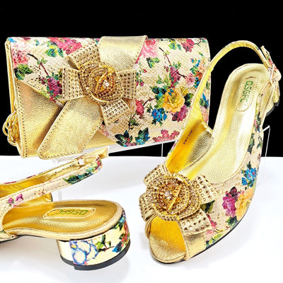 Italian Shoes With Matching Bags HQS1-4