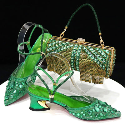 High Quality Ladies Shoes And Bags Set HAQ1-5