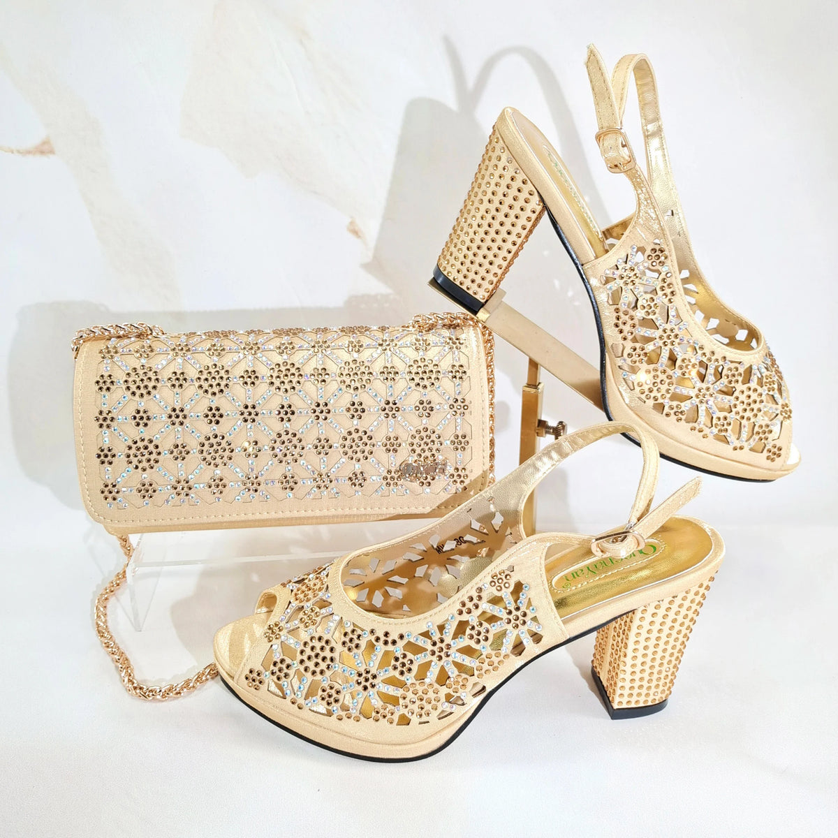 EdleessFashion  Italian Shoes And Bag Sets HG1-1 – product view 2