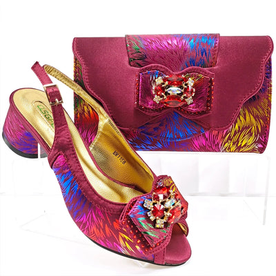 Italian Matching Shoe and Bag Set HKK1-10